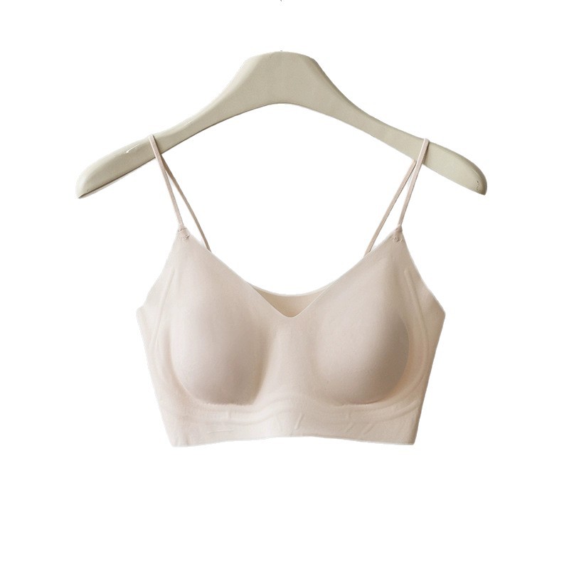 New summer women's ultra-thin rabbit-ear cup large bra that makes you look smaller, breathable and seamless Item Picture