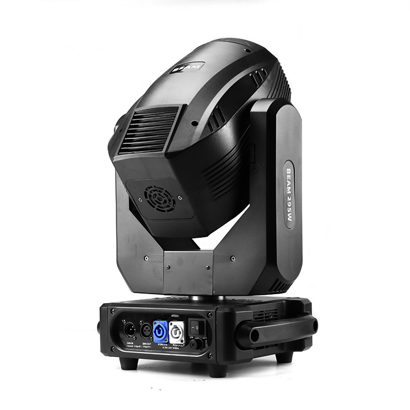 Guangzhou factory direct sales 295W beam light, double prism bulb, moving head pattern dyed light, seven-color rainbow effect light details Picture