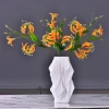 Lanjin artificial Plant Long Branch 3-head Jialan Flame Lily, high-end artificial flower, artificial flower, artificial flame lily, strange lily, home decoration Specification image