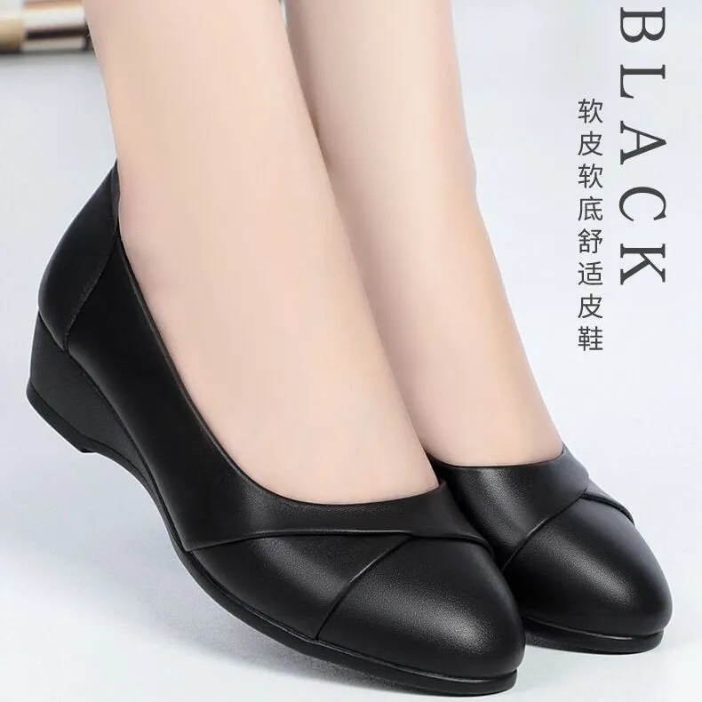 女式休闲单鞋实物图