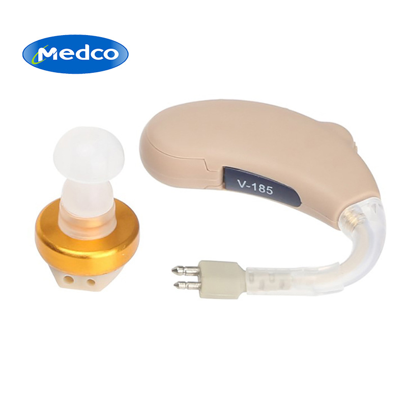 Cross-border exclusive V-185 hearing aid, English packaging with battery, sound amplifier, hearing aid for the elderly