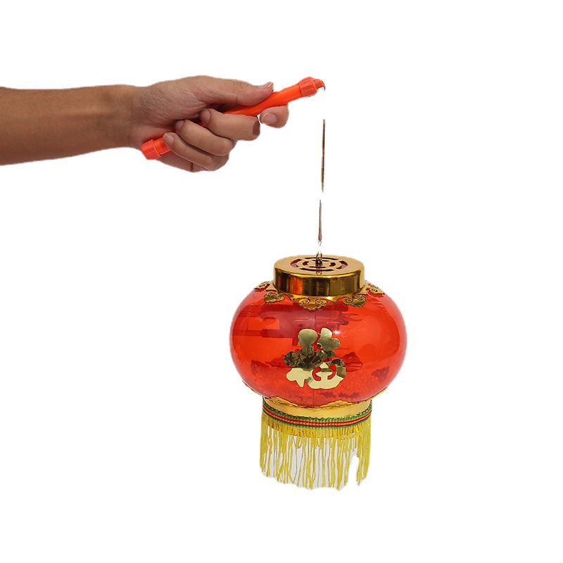 节庆灯笼/喷雪满天星白底实物图