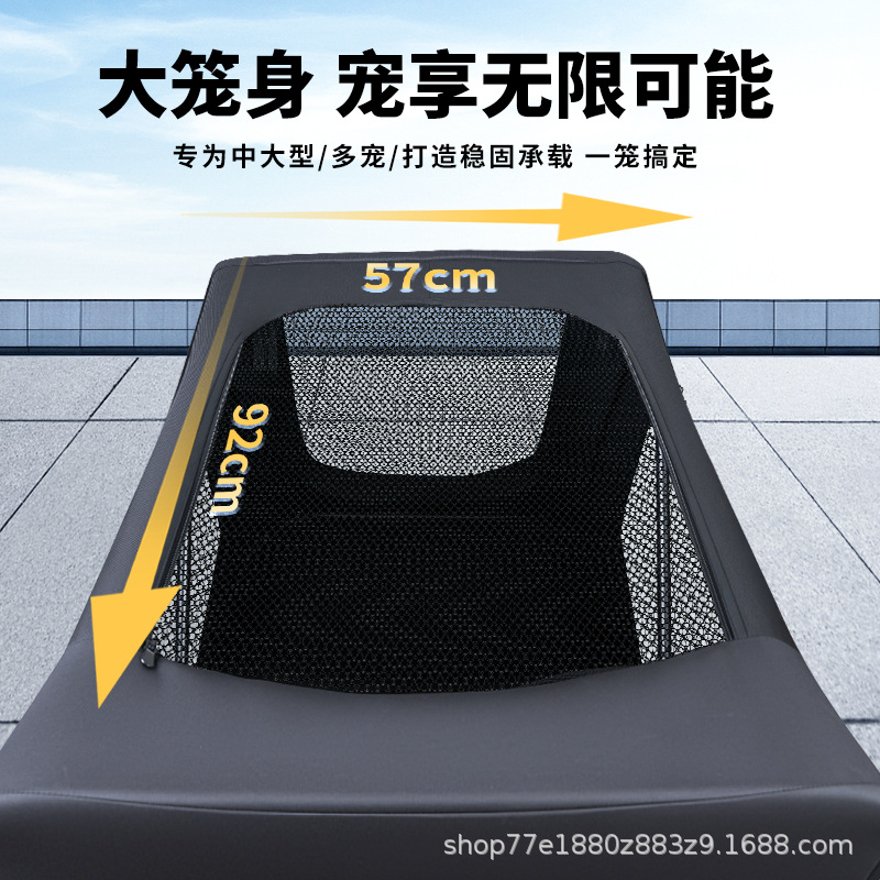 Small pet stroller, dog and cat teddy baby stroller, travel pet dog stroller, cross-border lightweight folding Application Scenario