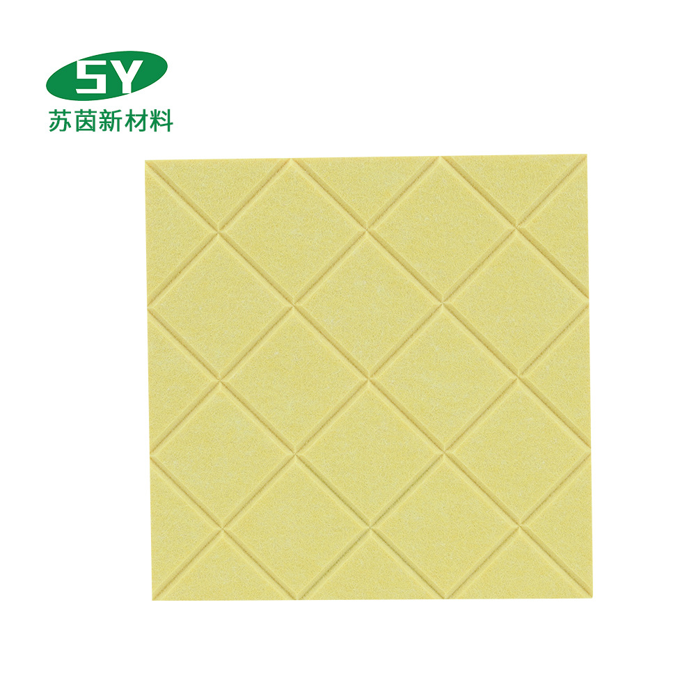 Manufacturers Supply Polyester Fiber Sound-Absorbing Board Sound Insulation Board Kindergarten Ktv Decorative Materials Conference Room Sound-Absorbing Board Specification drawing