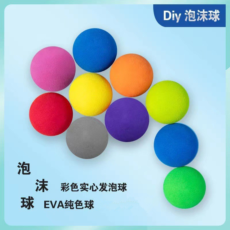 DIY Little Red Book handcrafted Klein Blue EVA colored foam golf sponge bullet gun round ball full figure