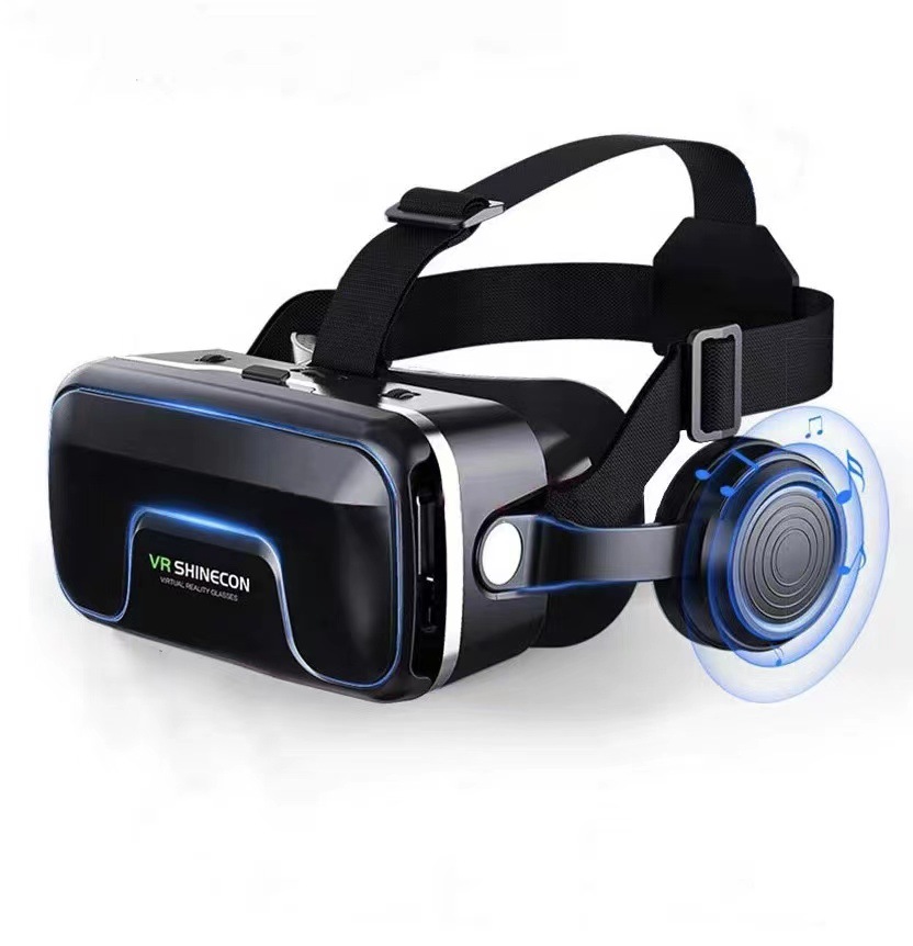 千幻魔镜G04EA七代vr眼镜批发3D虚拟现实游戏带头戴耳机数码眼镜图