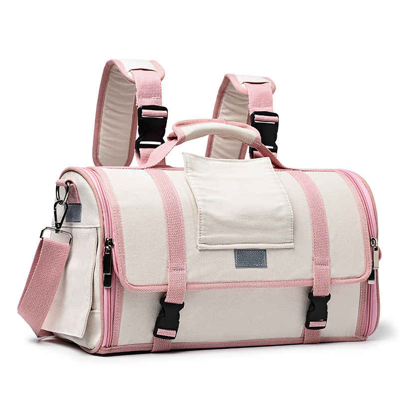 Cat bag, space capsule, backpack, canvas, portable cat for going out, cat takeout, horizontal large-capacity dog bag, pet bag Application Scenario