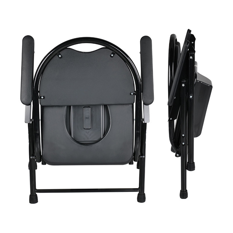 This product is specially designed for foreign trade. It can be used as a foldable household toilet chair, a medical adjustable mobile toilet for the disabled, and a bath chair Specification image