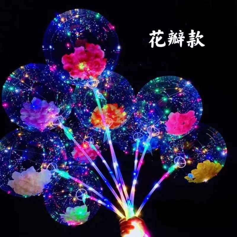 Internet-famous transparent bouncy balls, luminous bouncy balls, street promotion, night market. Scan the code for wholesale of bouncy balls details Picture