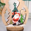 Christmas decorations, desktop ornaments, Christmas gifts, three-dimensional wooden mini Christmas tree displays details Picture