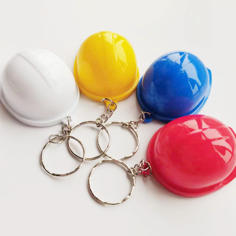 Cross-border best-selling safety helmets, keychains, creative and practical, trendy new and unique department store promotional gifts Application Scenario