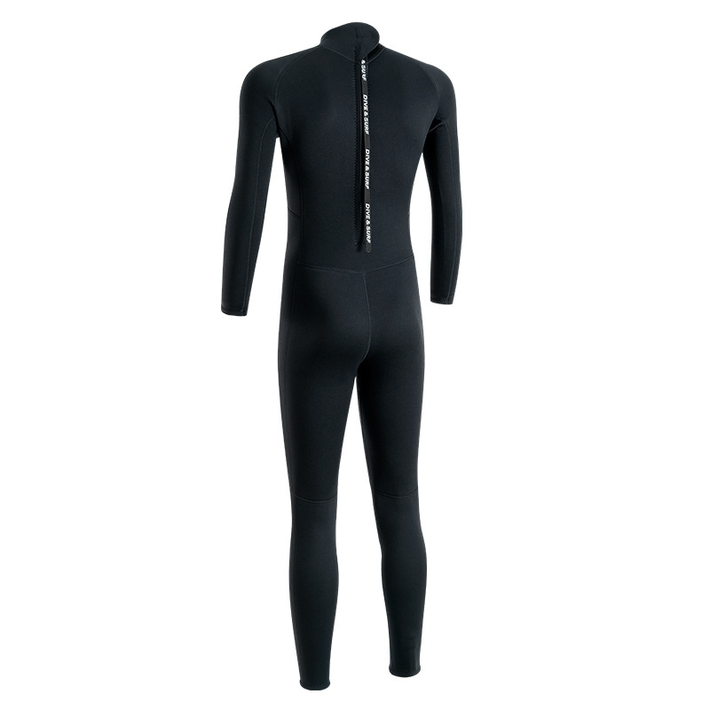 现货潜水服男保暖防寒3/5mm湿式冬泳连体浮潜防晒冲浪服女潜水衣产品图