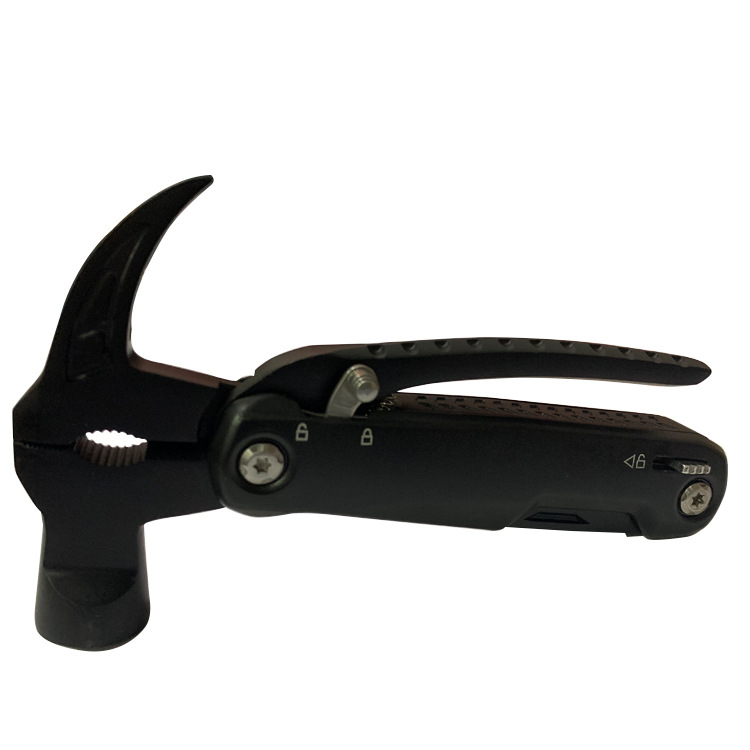 Multi-purpose claw hammer Gift hammer Stainless steel multi-purpose claw hammer Outdoor hammer pliers blackened small claw rescue hammer details Picture