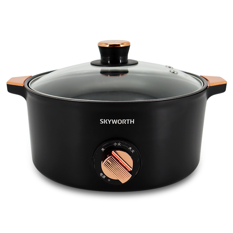 Skyworth genuine multi-functional electric hot pot kitchen non-stick pot 3L large capacity electric cooking pot multi-functional mall wholesale Item Picture