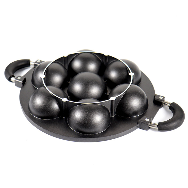 7holes cake Mould7-hole spherical aluminum die-cast cake mold Egg pan non-stick cake baking DIY Application Scenario