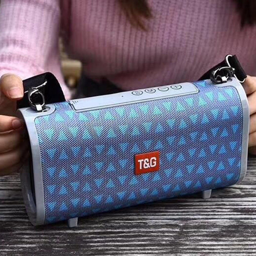 【 Bluetooth Speaker 】TG123 New Waterproof mobile phone Bluetooth speaker, car subwoofer, USB Flash drive card insert, small steel cannon details Picture