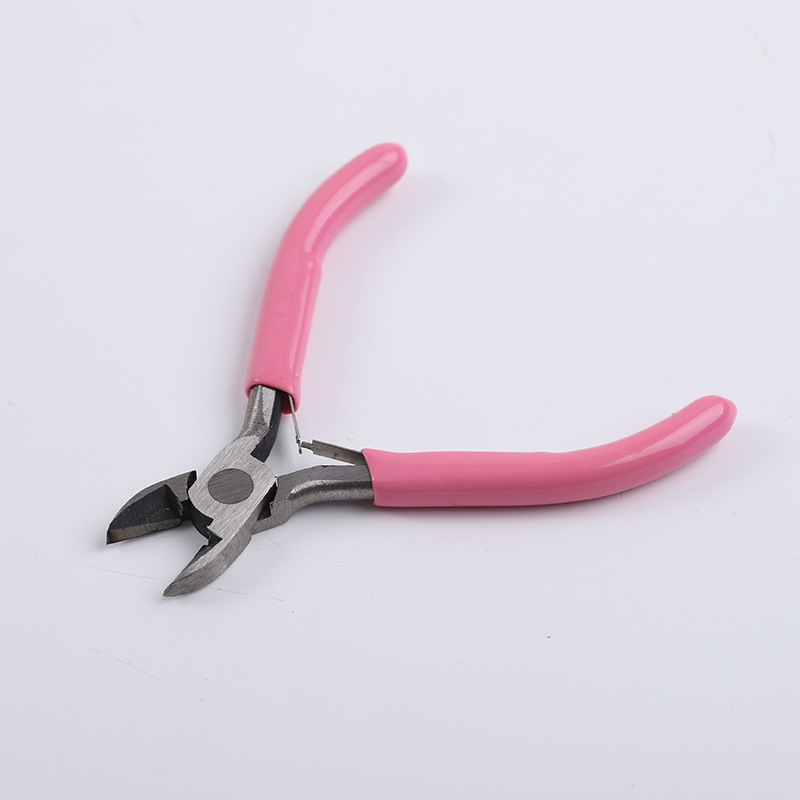 Pink mini pliers 9-piece DIY jewelry tool pliers, jewelry pointed-nose pliers, mini tool pliers Application Scenario