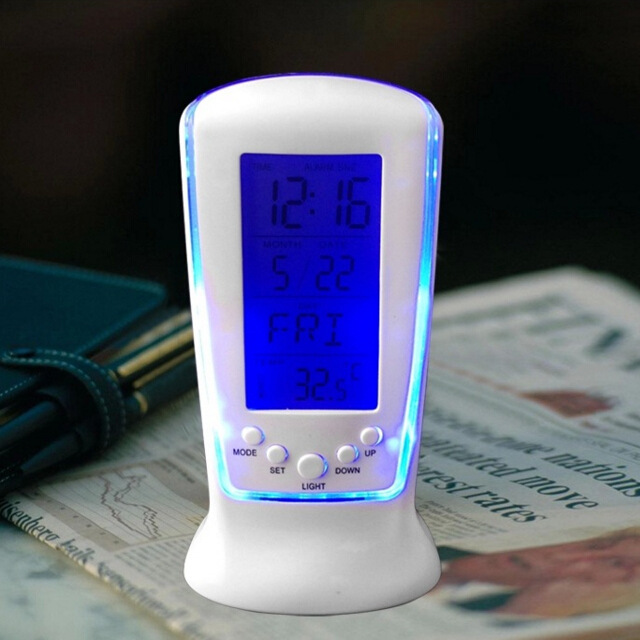 المنبه المصغر LED ضوء الليل يقرع الجرس Specification image
