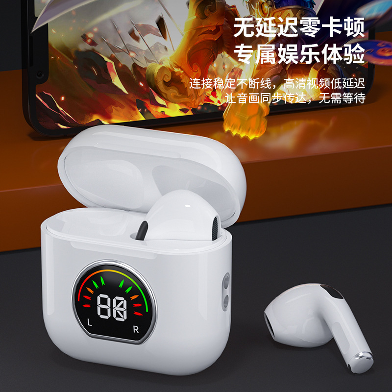 The new cross-border G66 wireless Bluetooth headphones feature low power consumption TWS5.3 in-ear ultra-long battery life and g66 sports headphones Item Picture