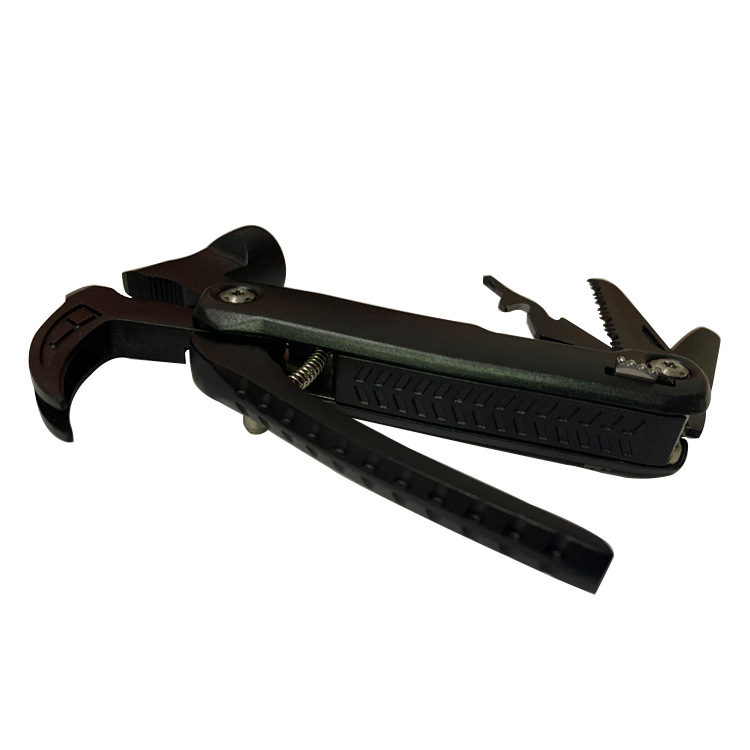 Multi-purpose claw hammer Gift hammer Stainless steel multi-purpose claw hammer Outdoor hammer pliers blackened small claw rescue hammer Specification drawing
