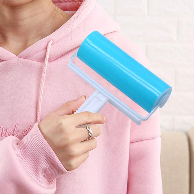 Washable lint roller brush clothing lint removal drum lint applicator Multifunctional large size hair remover with cover details Picture