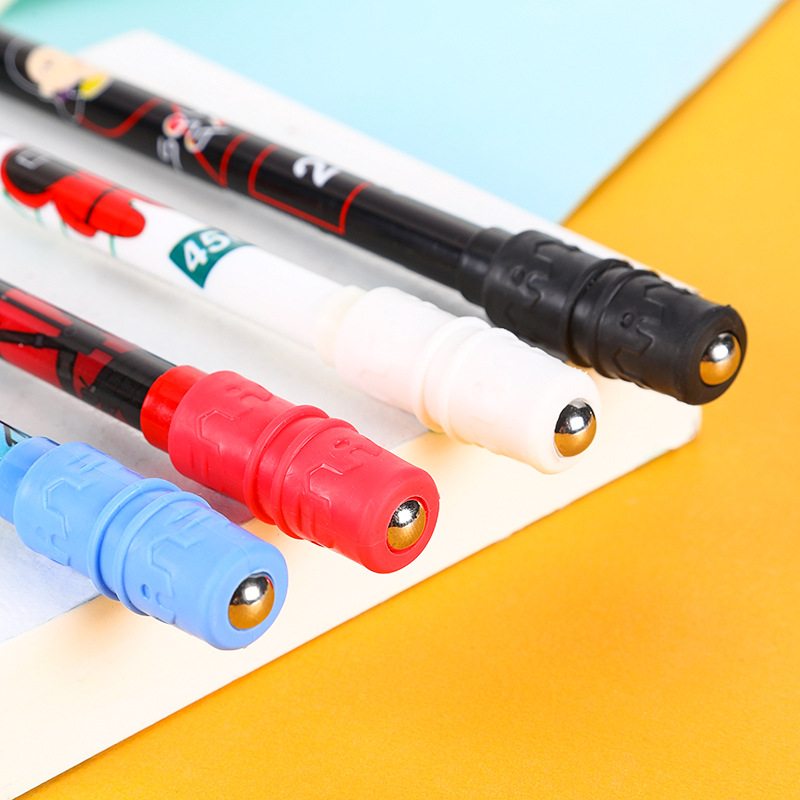 Yqiduo Cartoon Character Spin Pen Special Pen Personality Decompression Gift Pen Signature Pen Office Stationery Wholesale Application Scenario