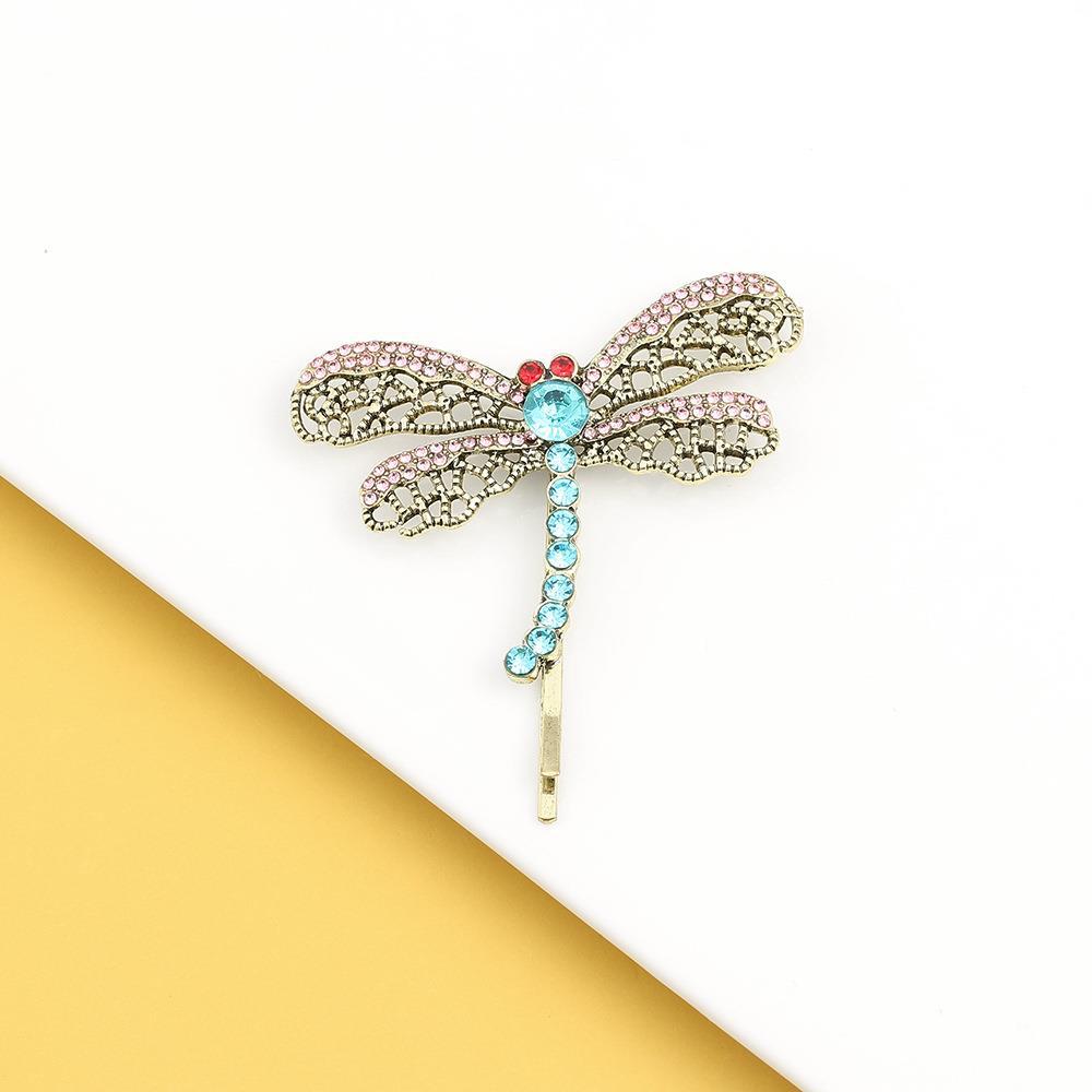 Halloween Ghost Mother Brooch Butterfly Hairpin Necklace For Girls One-Line Clip Fashion Dragonfly Headdress Gift For Ladies Application Scenario
