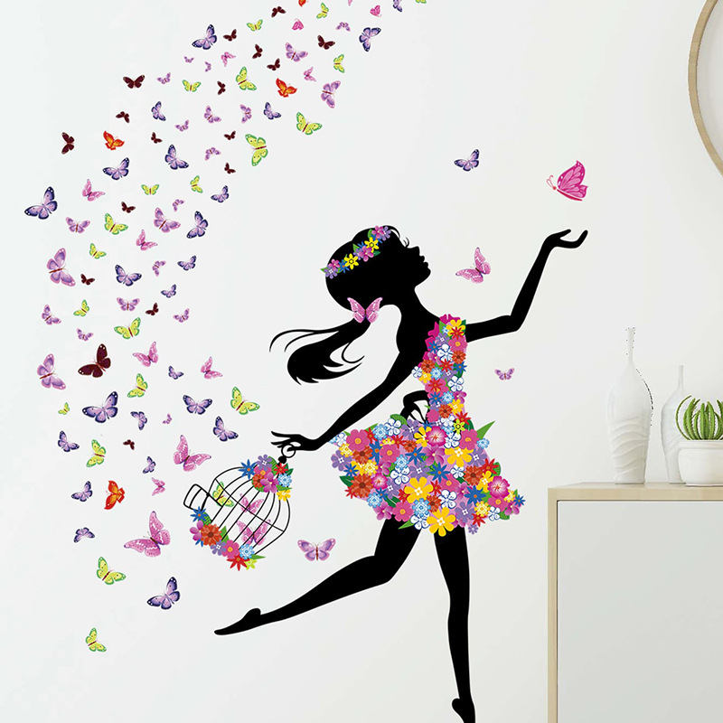 外贸花蝴蝶女细节图