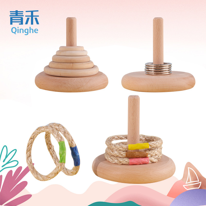 Cultural and creative tide play - New function - Puzzle throwing loop children puzzle children Montessori early education intelligence teaching AIDS full figure