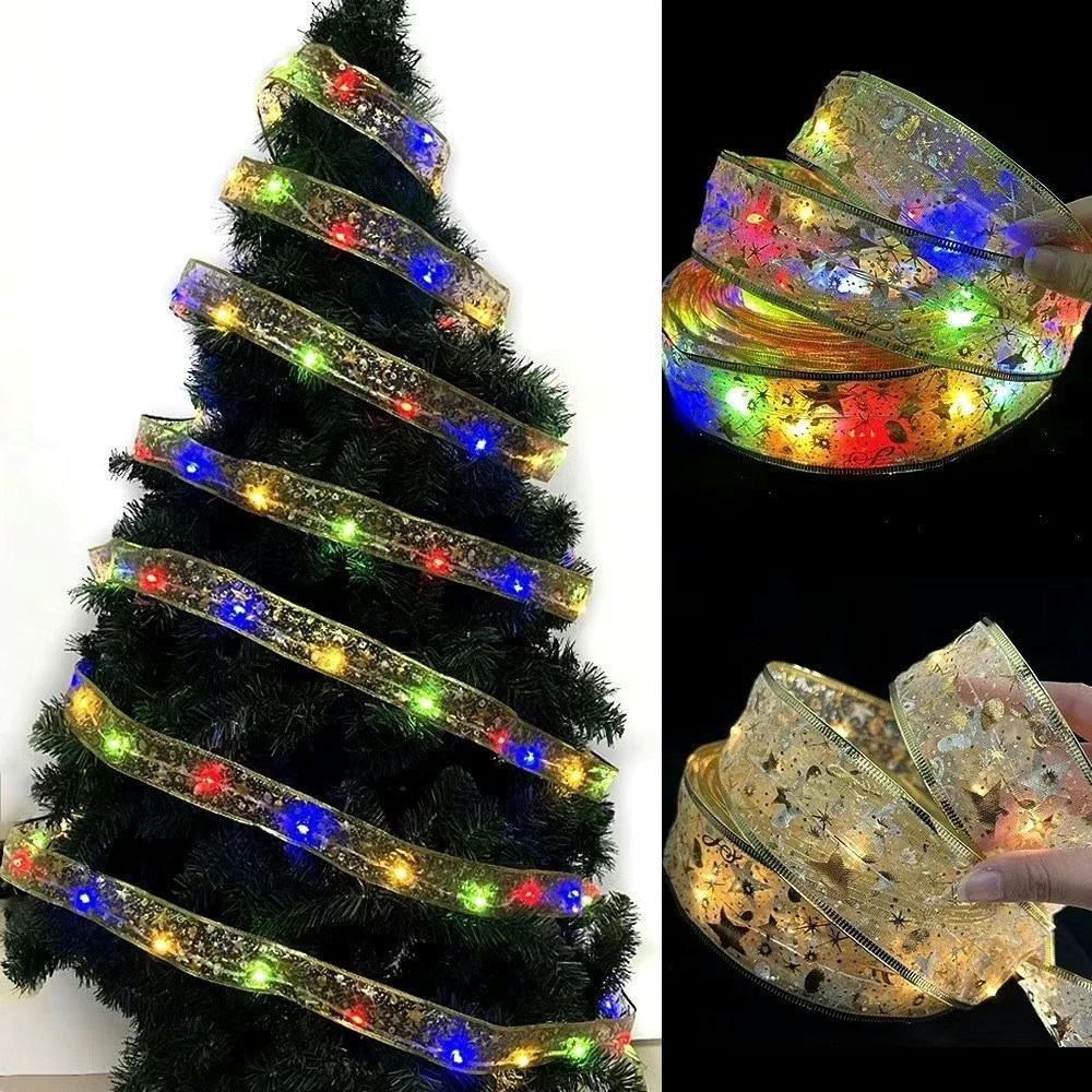 مصابيح شريط عيد الميلاد مع مصابيح من نوع (LED) من أجل عيد الميلاد details Picture