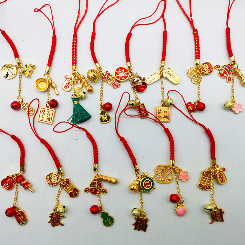 国风逢考必过/手机挂件/文昌笔/桃花产品图