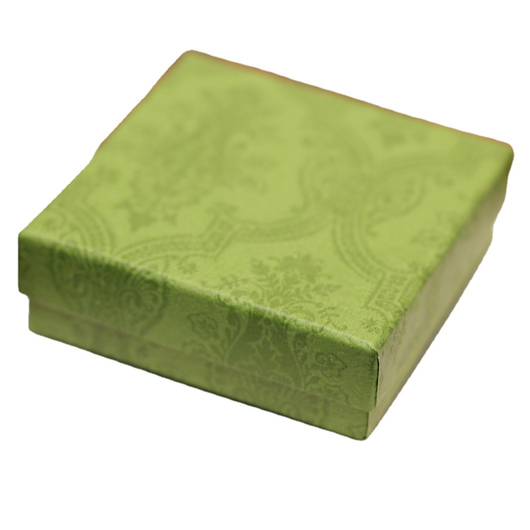 Vintage green matcha accesorios caja de regalo estampado mano collar caja de regalo accesorios caja de almacenamiento Item Picture
