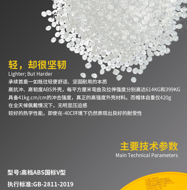 首盾国标工地透气头盔新盔式施工建筑工程抗砸加厚安全帽劳保防砸详情13