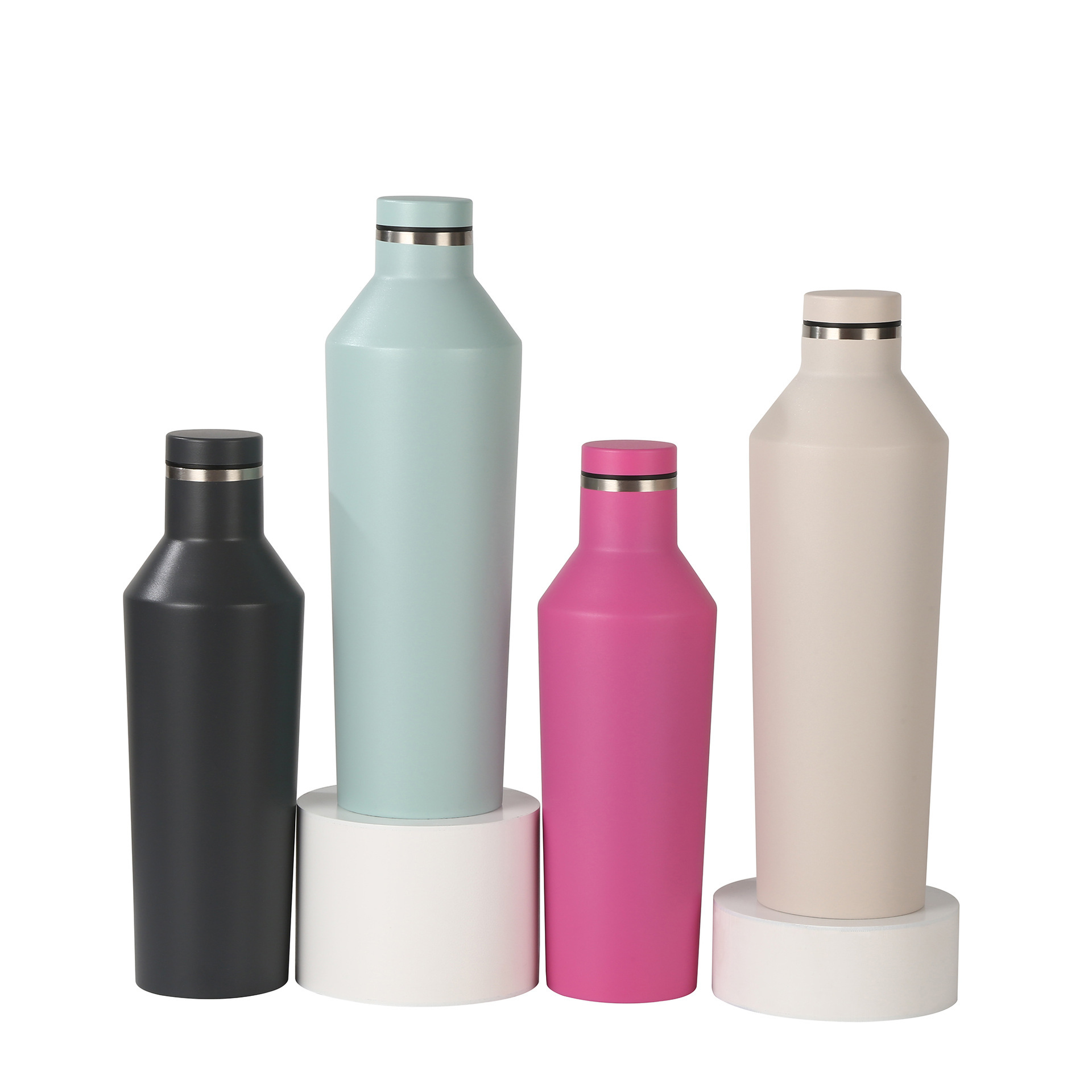 Cross-border diamond-shaped 304 stainless steel insulated cup, American-style large-capacity simple small-mouth bottle, portable water cup for outdoor travel details Picture