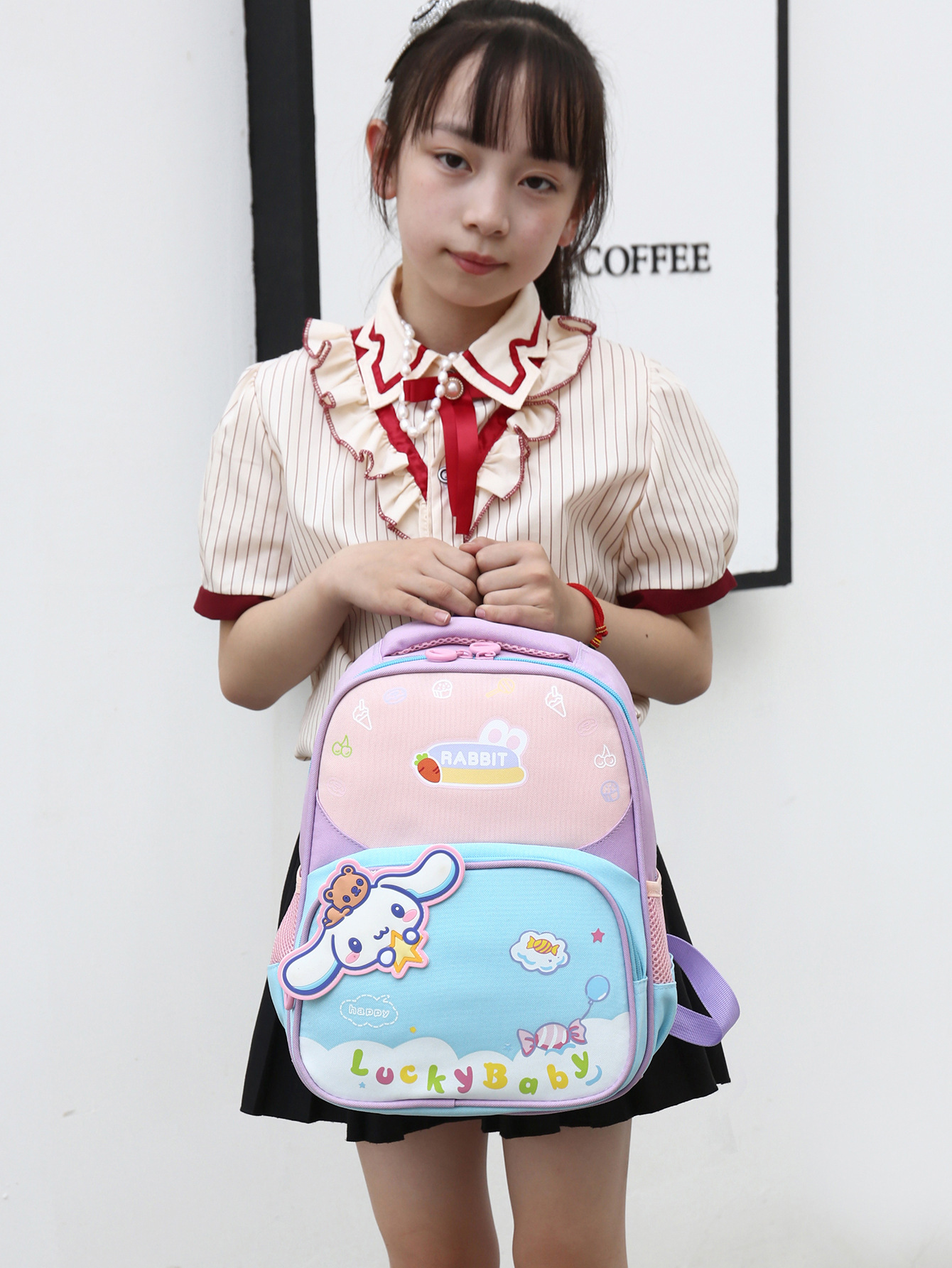 儿童书包幼儿园小中大班女孩卡通可爱双肩包男童轻便护脊防水背包