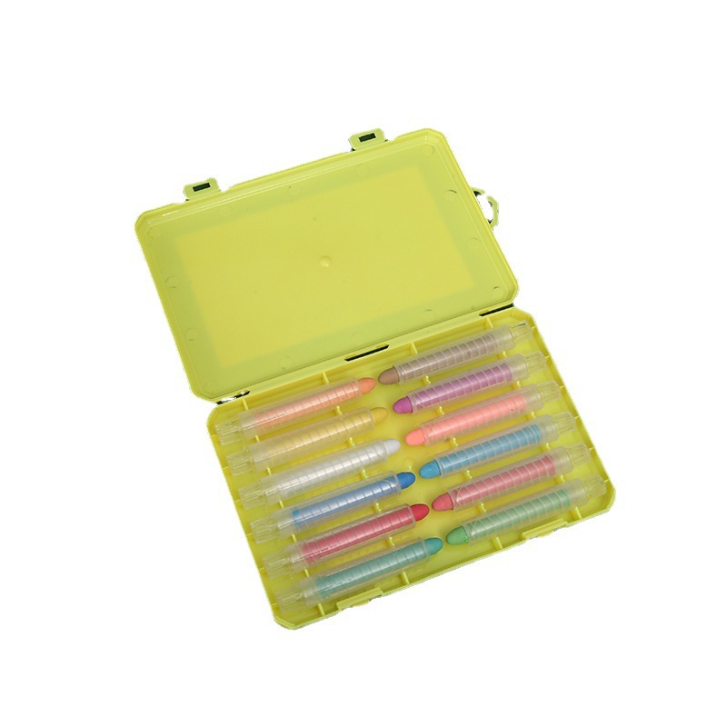 水溶性无尘粉笔白色办公教学用品粉笔儿童彩色涂鸦绘画固体粉笔详情图5