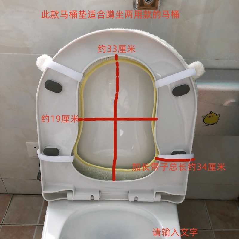 马桶清洁贴、垫、套实物图
