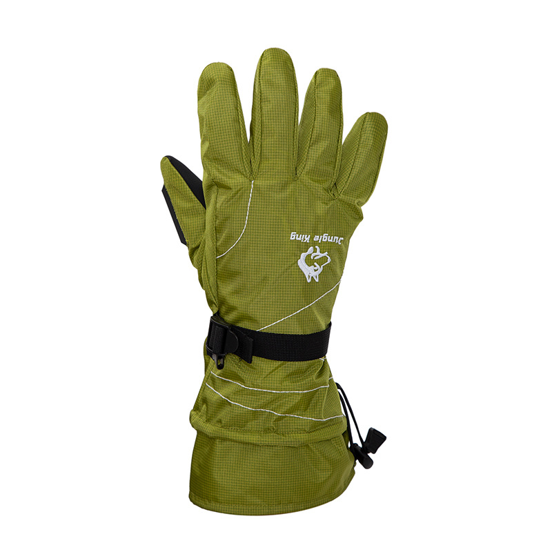 Autumn And Winter Outdoor Waterproof Gloves Hiking Gloves Ski Cycling Non-Slip Gloves Warm And Fleece Thick Gloves Double Layer Item Picture