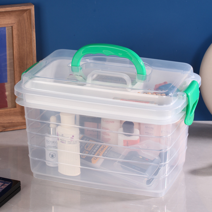 Factory direct sales of large household medicine boxes, family medicine boxes, multi-layer medicine classification and storage boxes details Picture