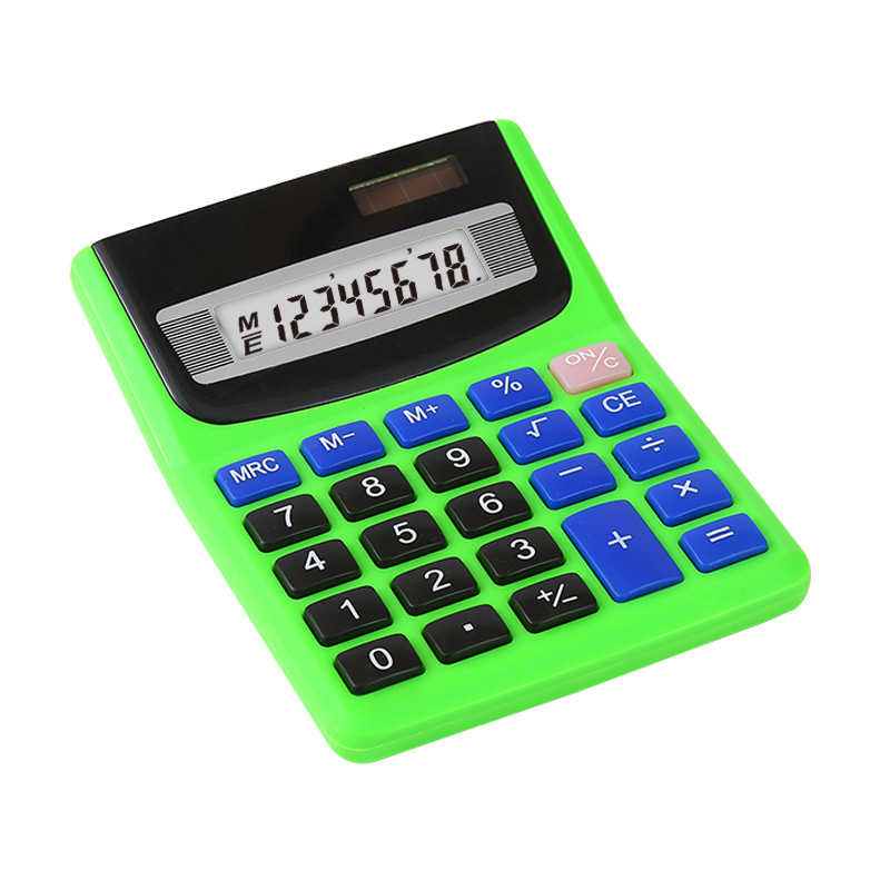Factory direct supply of candy-colored, cute and portable 8-digit mini office and student calculator details Picture