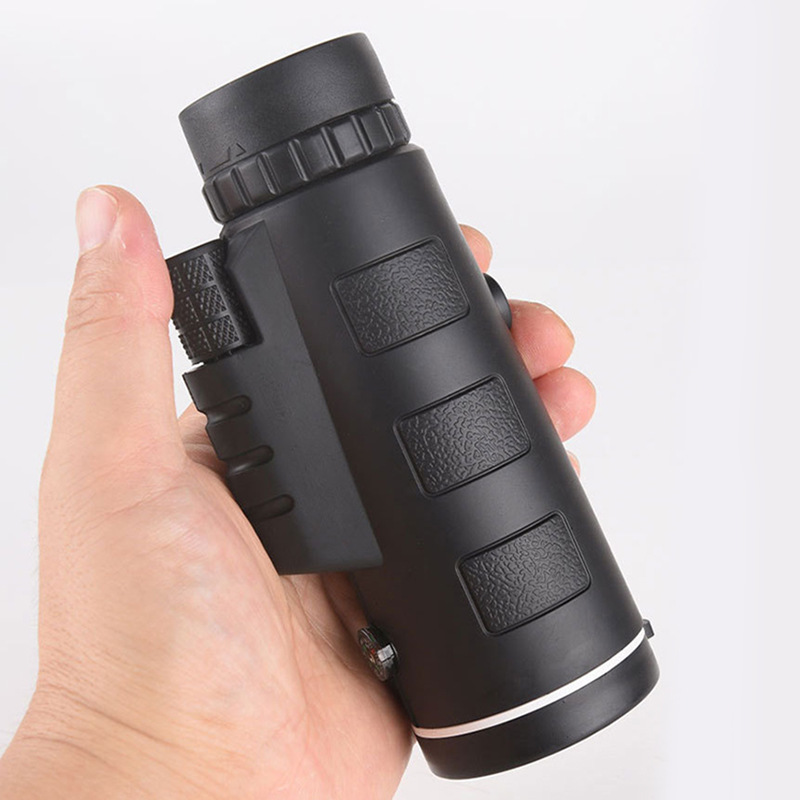 80X100 high-definition high-power monocular telescope, outdoor portable low-light night vision compass, connected to mobile phone for photography Application Scenario
