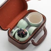 Manufacturer travel tea set, Quick guest cup, one pot, three cups, portable covered bowl, small set, outdoor kung fu set, tea brewing gift Specification image