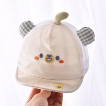 Baby hat 2022 summer thin baby cap duck cap mesh shade summer girls boys baby baseball cap