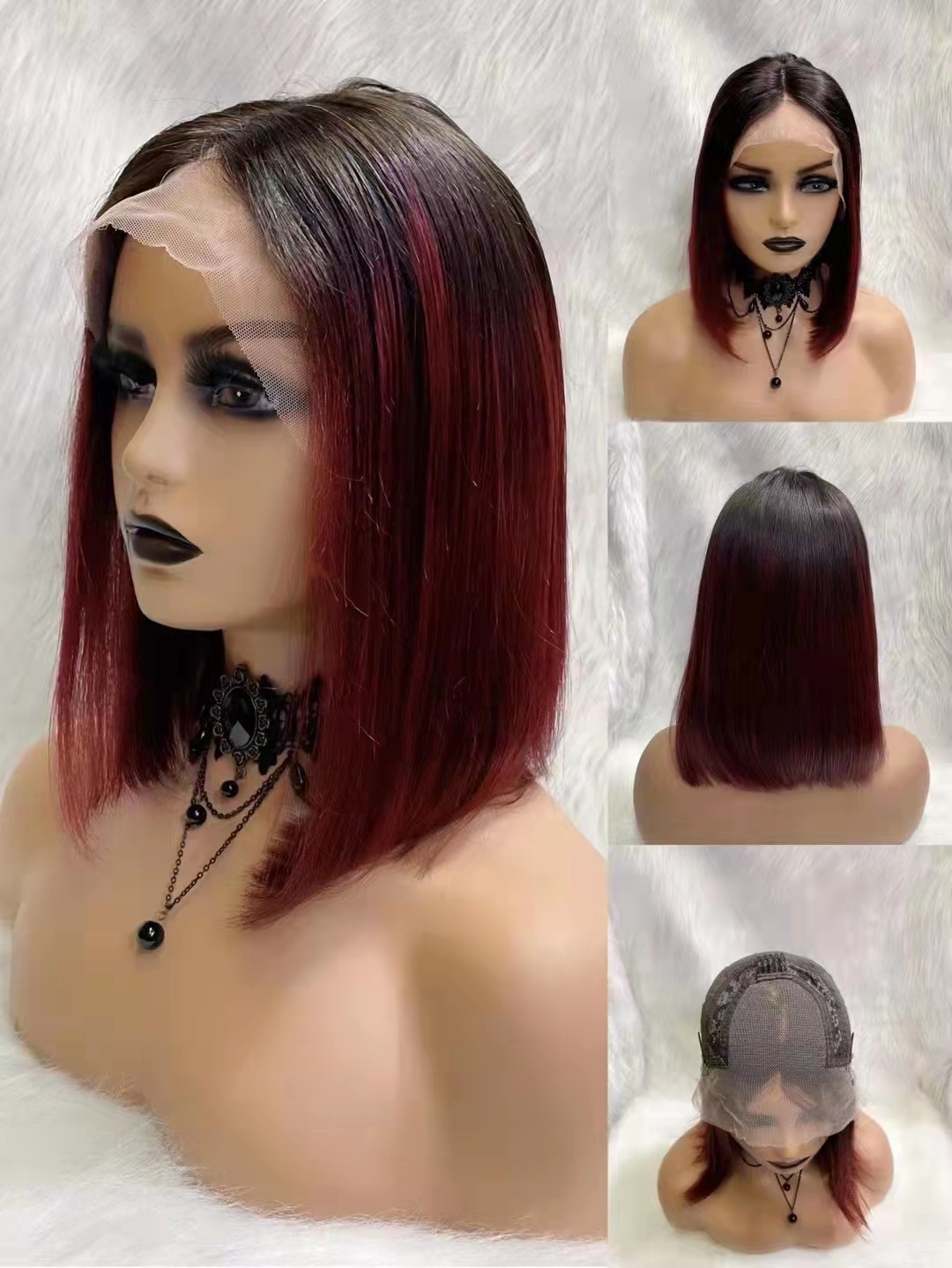 غطاء شعر مستعار من نوع Leace Wig T من بين نساء أوروبا وأمريكا Item Picture