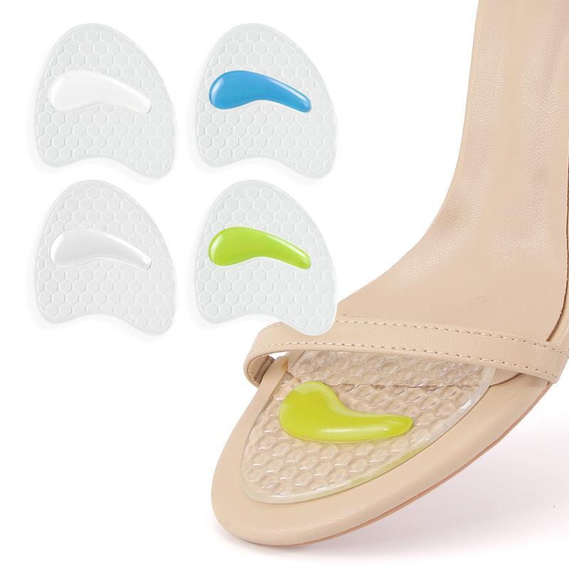 批发女士前掌按摩垫半码鞋垫前掌缓压缓解压力GEL凝胶半鞋垫