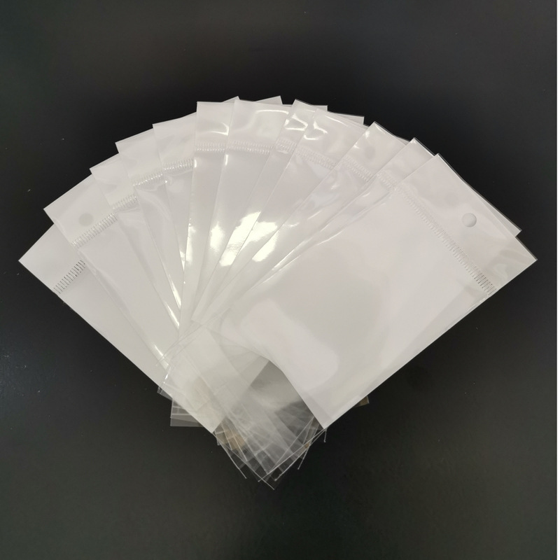 Available Plastic Bag Yin Yang White Pearl Bag Jewelry Card Head Bag Sealed Bag Opp Self-Adhesive Self-Sealing Pocket details Picture