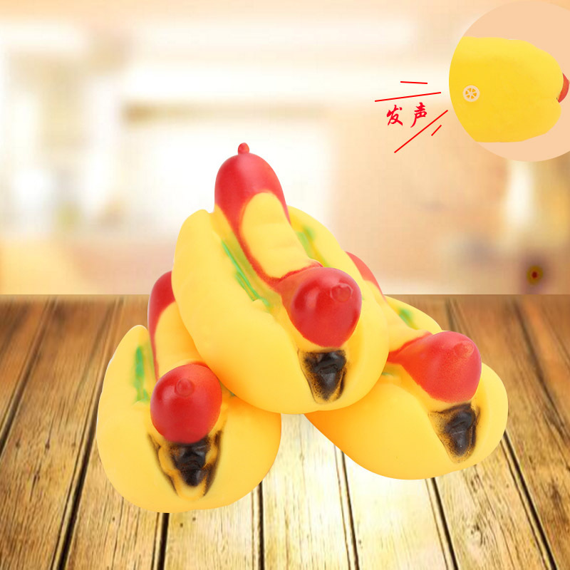 Pet toy Hot Dog Burgers Wholesale pinch called Boat Hot Dog Burgers enamelled bite resistant dog toys