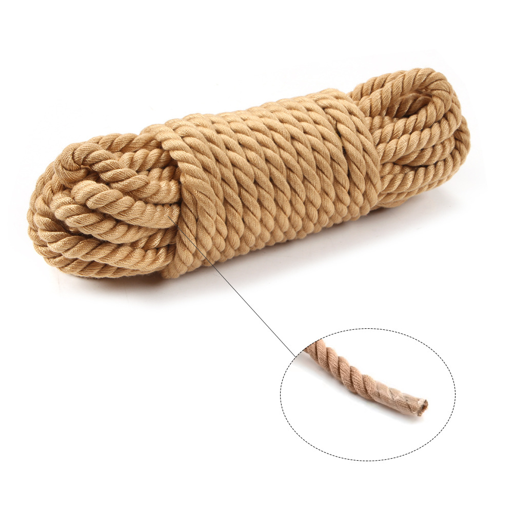 10 Meters Hemp Rope Bed Binding Hands And Feet Rope Women's Sm Body Binding Torture Equipment Adult Sex Toys Specification drawing