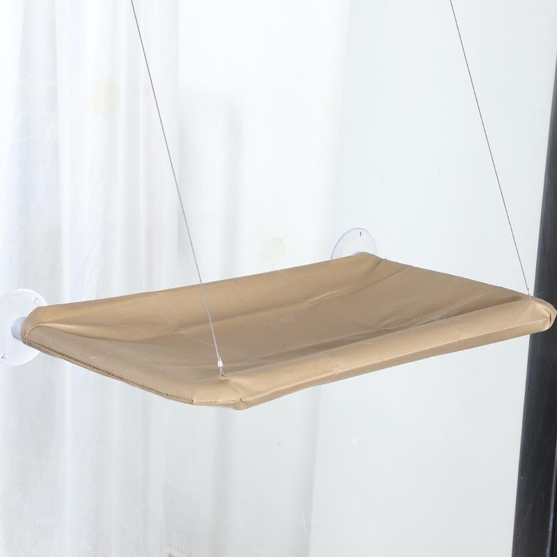 Pet cat hammock Suction cup hanging cat nest Comfortable and durable folding windowsill cat bed four seasons universal pet hammock details Picture