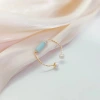 The Ice Blue Love Pearl ring features a simple and elegant style. It is a natural freshwater pearl product that has become a popular online hit and is trendy and individualistic Application Scenario